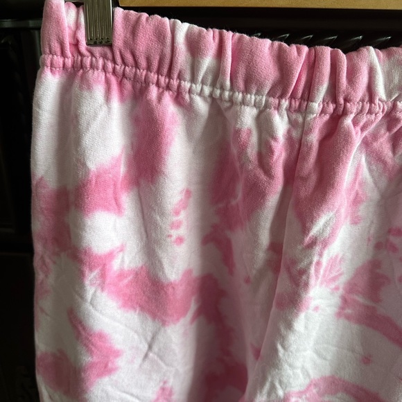 Pink Tie Dye Jerzees sweatpants unisex size S - Picture 6 of 6